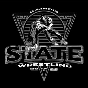 state wrestling shirt designs