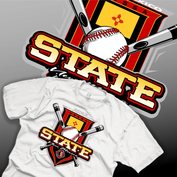 State Baseball Shirt Design Tournament Shirt Design Template