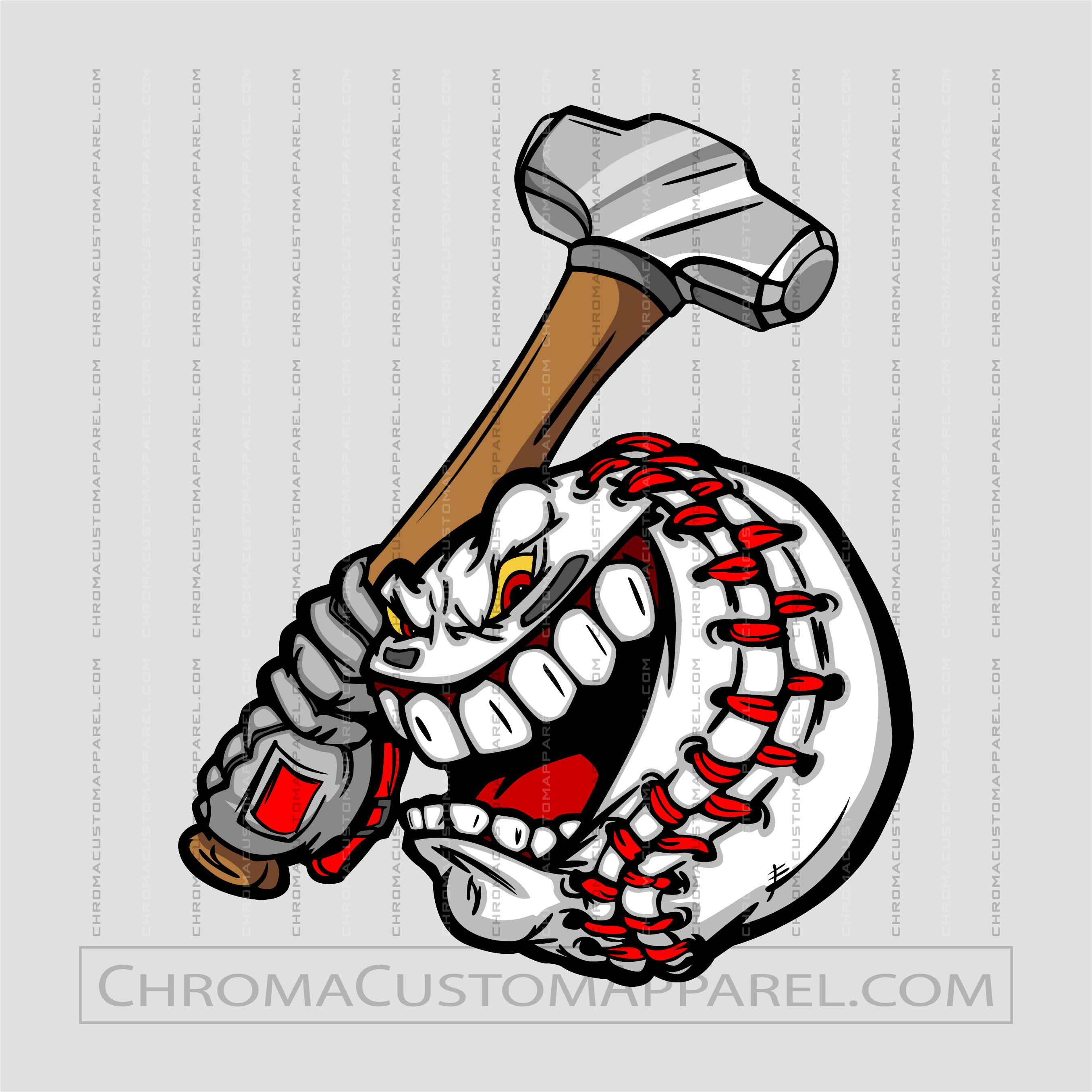 Labor Day Baseball Design | Vector Clip Art | AI JPG EPS PNG