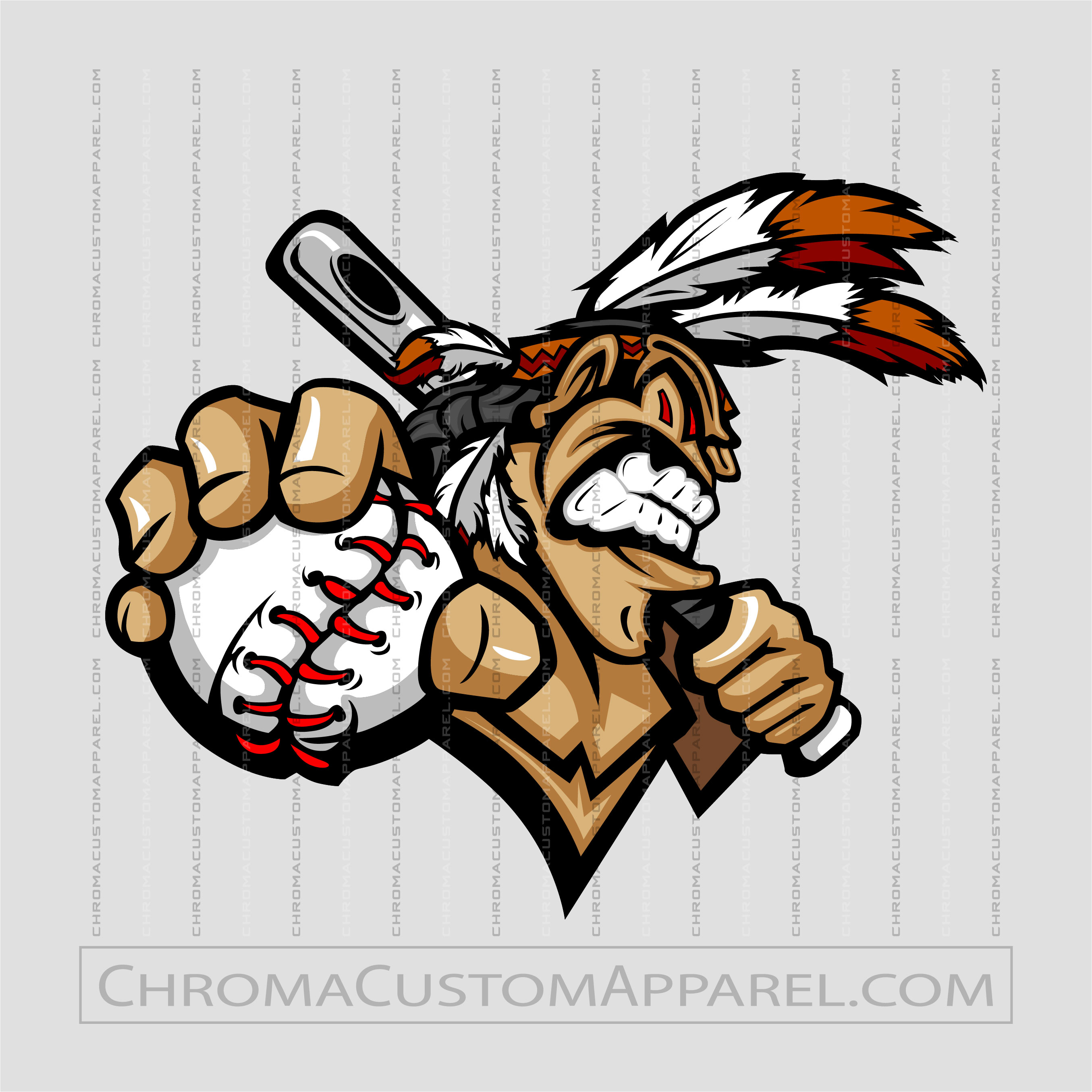 Braves Baseball Team Logo | Clip Art | AI JPG EPS PNG SVG